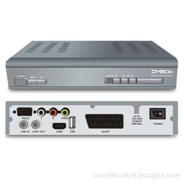 HD DVB-S2 Satellite Receiver with JPG/BMP Photo and MP3/OGG Music
